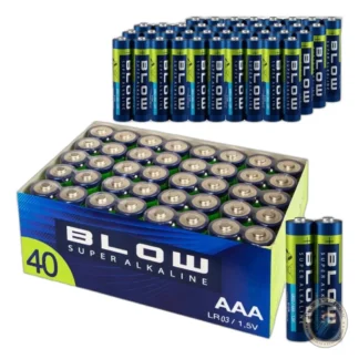 Zestaw 40 baterii AAA LR3 do codziennych urządzeń — zdjęcie 1